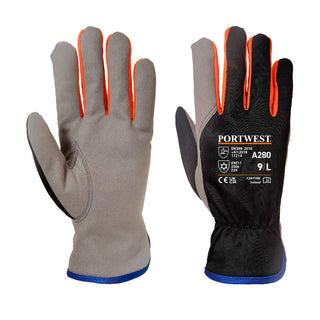 Portwest A280 - Wintershield Glove Black/Orange Portwest