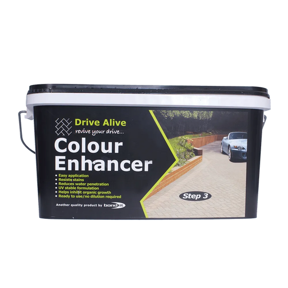 Block Paving & Patio Slab Dye - Drive Alive Colour Enhancer - (Available in various colours) Bond-It