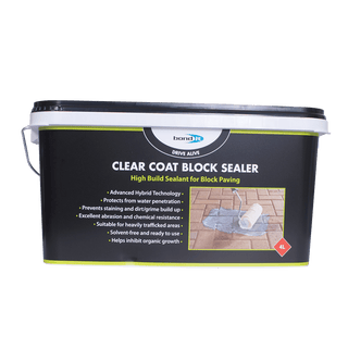 Clear Coat Block Sealer for Block Paving, Paths and Driveways