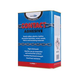 Solvent Based Contact Adhesive for Bonding Metal and Wood