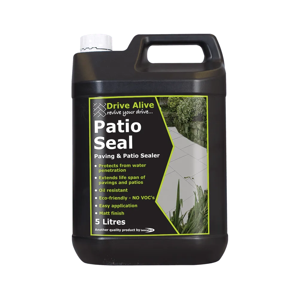 Patio Slab Sealer for Protection of Patios and Paving Slabs from Water