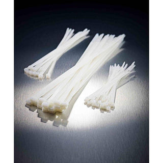 White Plastic Cable Ties Flowstrip