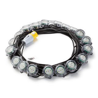 50m Heavy Duty LED Encapsulated Festoon String Lights 120W Toolstream