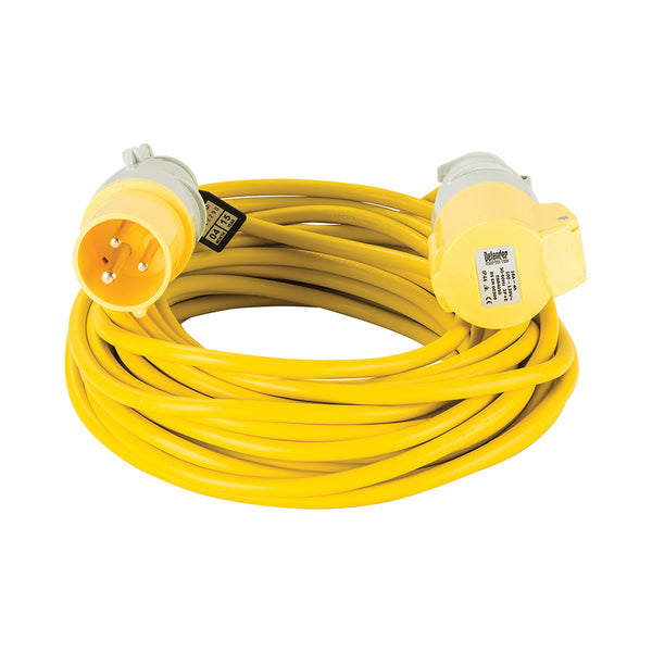 Extension Lead Yellow 1.5mm2 16A 14m Toolstream