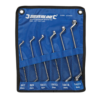 Deep Offset Ring Spanners Set 6pce Toolstream
