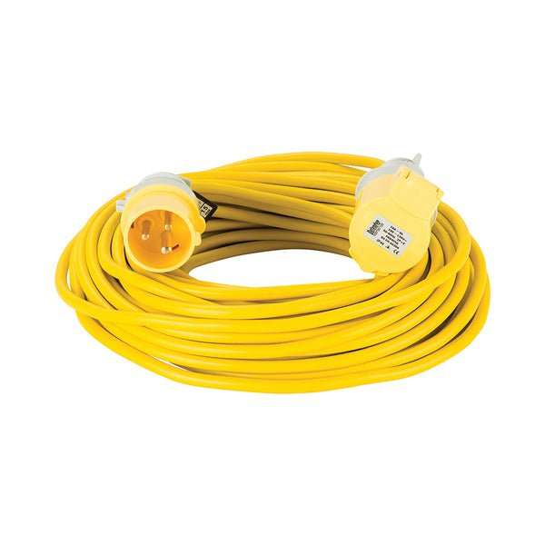 Extension Lead Yellow 1.5mm2 16A 25m Toolstream