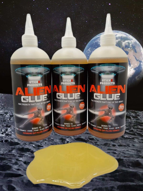 Alien Glue - Waterproof Adhesive For Wood, Glass & More - 500ml
