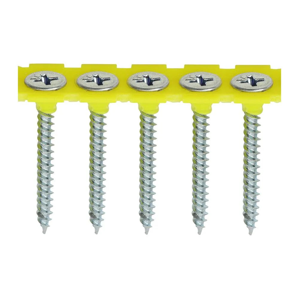 TIMCO Collated Drywall Fine Thread Bugle Head Silver Screws