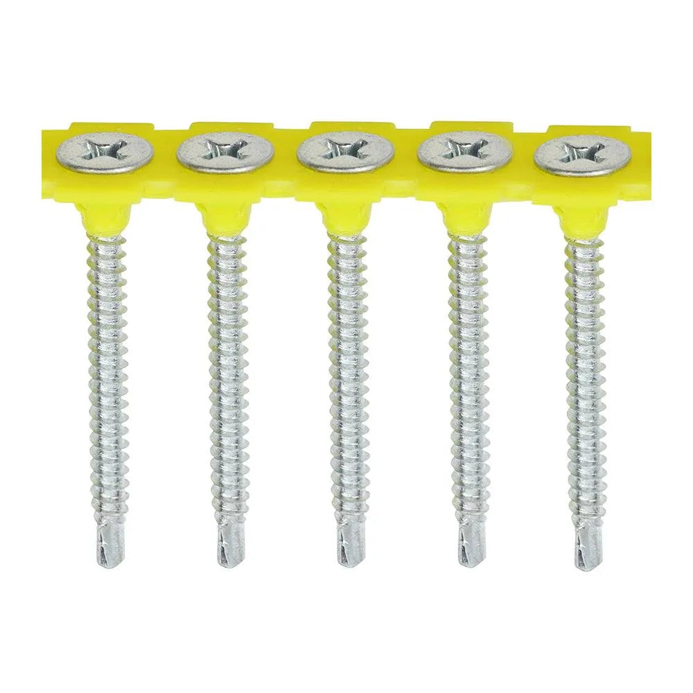 TIMCO Collated Drywall Self-Drilling Bugle Head Silver Screws