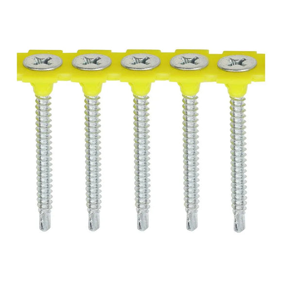 TIMCO Collated Drywall Self-Drilling Bugle Head Silver Screws