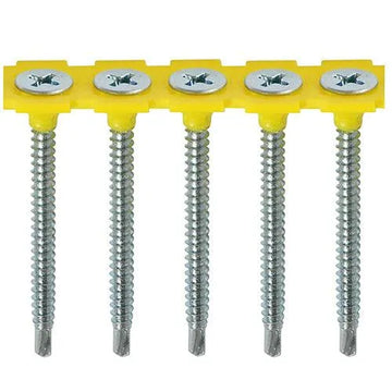 TIMCO Collated Drywall Self-Drilling Bugle Head Silver Screws