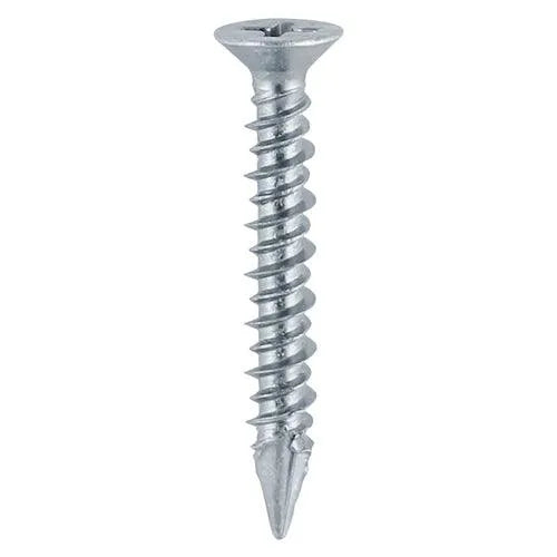 TIMCO Window Fabrication Screws Countersunk PH High-Low Thread Slash Point Zinc