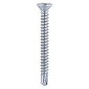 TIMCO Window Fabrication Screws Countersunk with Ribs PH Self-Tapping Self-Drilling Point Zinc-1