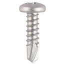 TIMCO Window Fabrication Screws Pan PH Self-Tapping Self-Drilling Point Martensitic Stainless Steel & Silver Organic-1