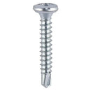 TIMCO Window Fabrication Screws Friction Stay Shallow Pan Countersunk PH Self-Tapping Self-Drilling Point Zinc-3