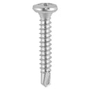 TIMCO Window Fabrication Screws Friction Stay Pan PH Self-Tapping Thread Self-Drilling Point Martensitic Stainless Steel & Silver Organic-1