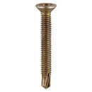 TIMCO Window Fabrication Screws Countersunk PH Metric Thread Self-Drilling Point Yellow-9