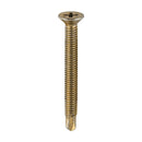TIMCO Window Fabrication Screws Countersunk PH Metric Thread Self-Drilling Point Yellow-1