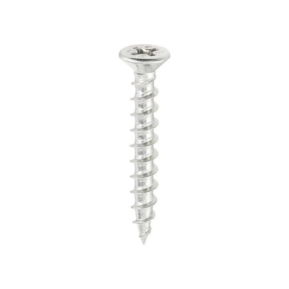 TIMCO Window Fabrication Screws Countersunk with Ribs PH Single Thread Gimlet Tip Stainless Steel