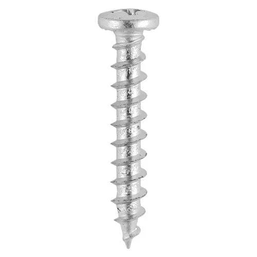 TIMCO Window Fabrication Screws Friction Stay Shallow Pan with Serrations PH Single Thread Gimlet Tip Stainless Steel