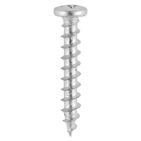 TIMCO Window Fabrication Screws Friction Stay Shallow Pan with Serrations PH Single Thread Gimlet Tip Stainless Steel