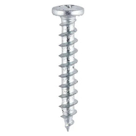 TIMCO Window Fabrication Screws Friction Stay Shallow Pan with Serrations PH Single Thread Gimlet Point Zinc