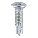 TIMCO Window Fabrication Screws Countersunk Facet PH Metric Thread Self-Drilling Point Zinc-1