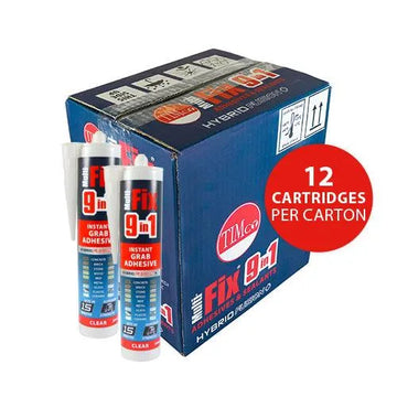 TIMCO 9 in 1 Instant Grab Adhesive Clear 290ml - 0