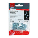 TIMCO Machine Countersunk Screws & Hex Nut Silver-6