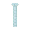 TIMCO Machine Countersunk Silver Screws-12