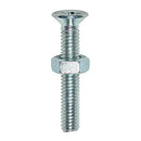 TIMCO Machine Countersunk Screws & Hex Nut Silver-7