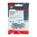 TIMCO Machine Pan Head Screws & Hex Nut Silver-4