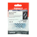 TIMCO Machine Countersunk Screws & Hex Nut Silver-2
