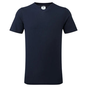 V-Neck Cotton T-Shirt - 0