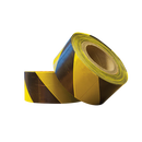 Non-Adhesive Hazard Warning Barrier Tape - Red/White or Black/Yellow - 70mm x 500m-2