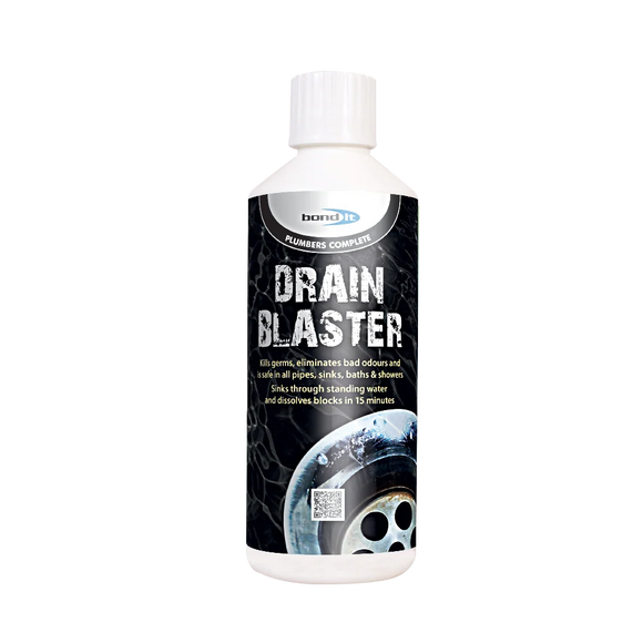 Bond-It Drain Blaster sodium hydroxide drain unblocker 500ml bottle