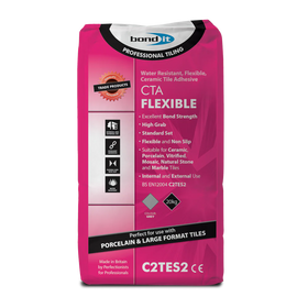 CTA Flexible Tile Adhesive for Fixing Ceramic Floor and Wall Tiles