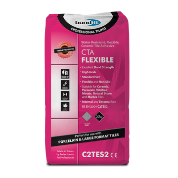 CTA Flexible Tile Adhesive for Fixing Ceramic Floor and Wall Tiles
