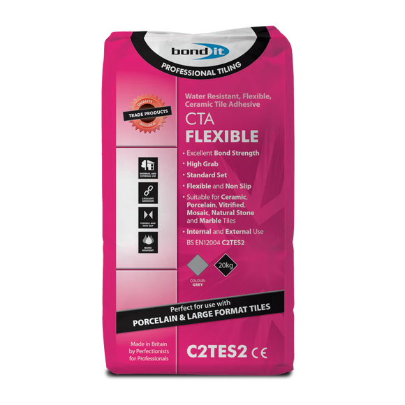 CTA Flexible Tile Adhesive for Fixing Ceramic Floor and Wall Tiles
