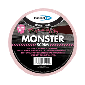 Bond-It Monster Scrim Tape – Fibreglass Drywall Joint Tape