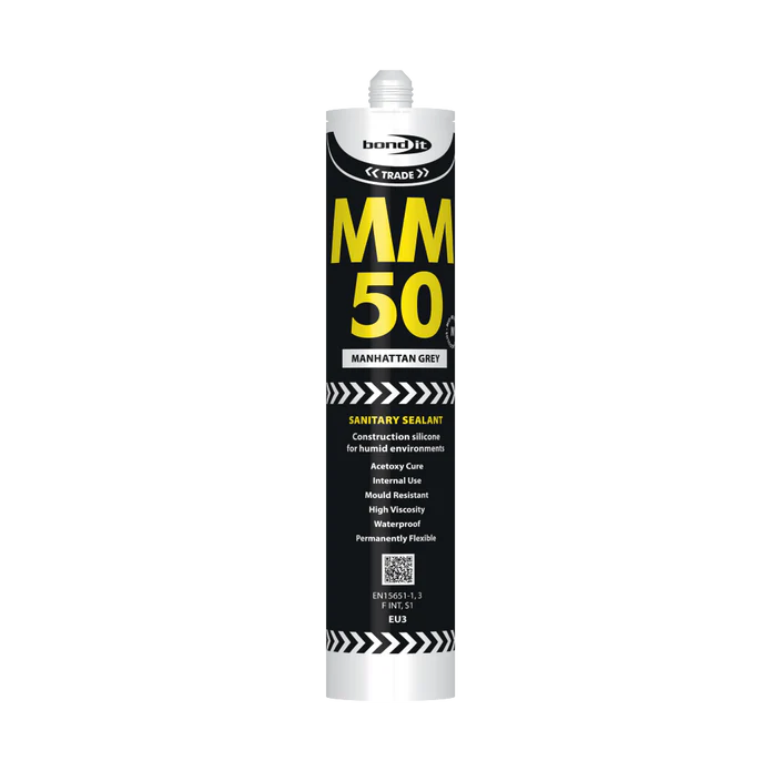 Buy manhatton-grey MM50 Acetoxy Cure Sanitary Silicone Sealant - 285ml (25 tubes per box)