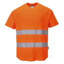 Hi-Vis Cotton Comfort Mesh Insert T-Shirt S/S-1