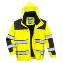 Hi-Vis 3-in-1 Contrast Winter Bomber Jacket-2