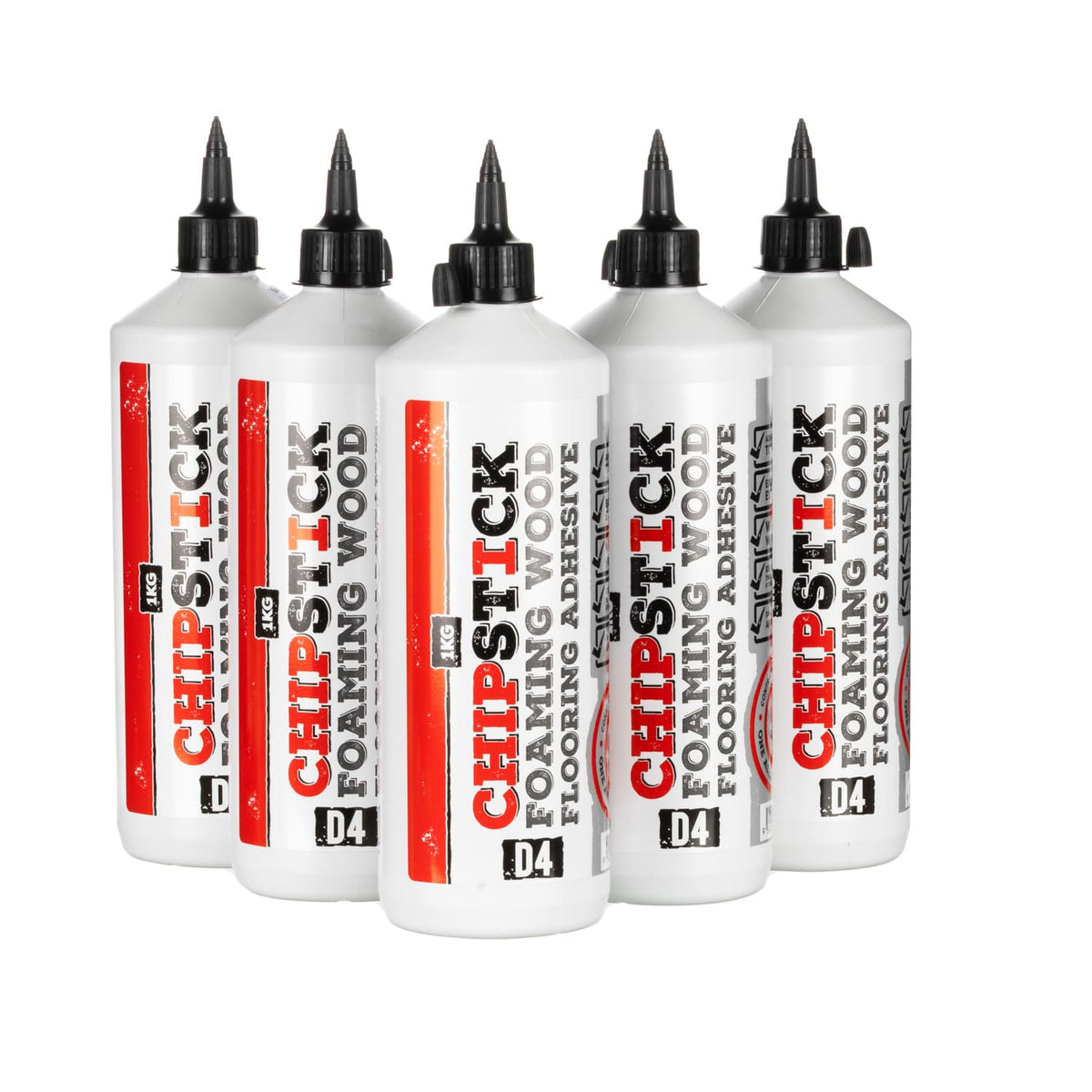 Chipstick D4 Glue PU Foaming Chipboard Flooring Adhesive Grey 1kg | STICK2