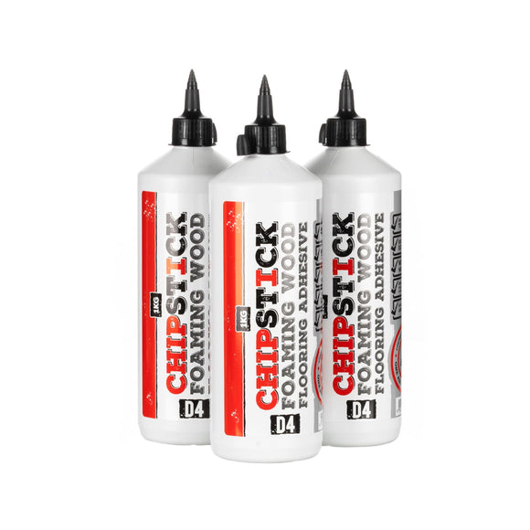 Chipstick D4 Glue PU Foaming Chipboard Flooring Adhesive Grey 1kg