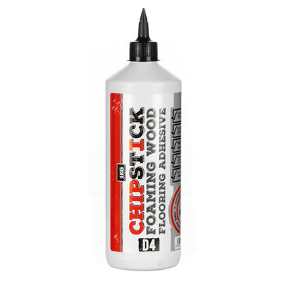 Chipstick D4 Glue PU Foaming Chipboard Flooring Adhesive Grey 1kg