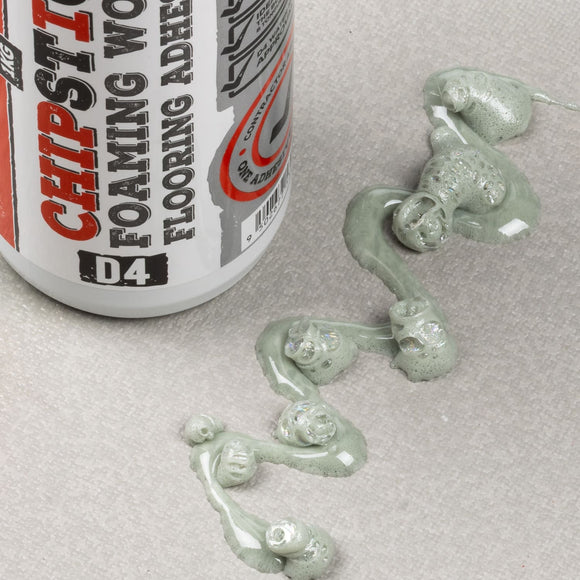 Chipstick D4 Glue PU Foaming Chipboard Flooring Adhesive Grey 1kg