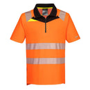 DX4 Hi-Vis Zip Polo Shirt S/S-1