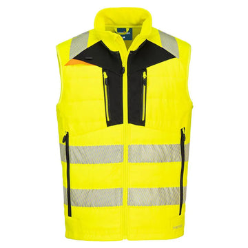 DX4 Hi-Vis Hybrid Baffle Bodywarmer - 0