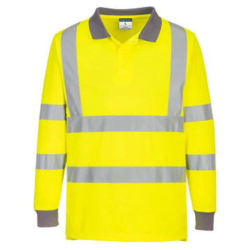 Eco Hi-Vis Polo Shirt L/S (6 Pack) - 0